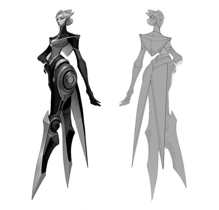 Концепт арт аркейн лига легенд