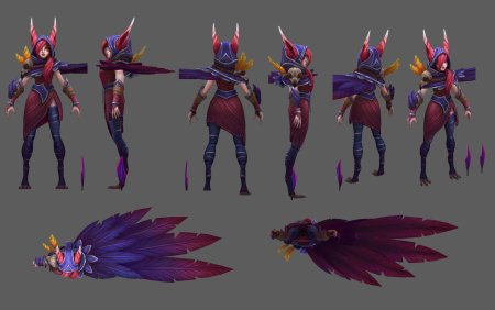 Сет лига легенд моделька