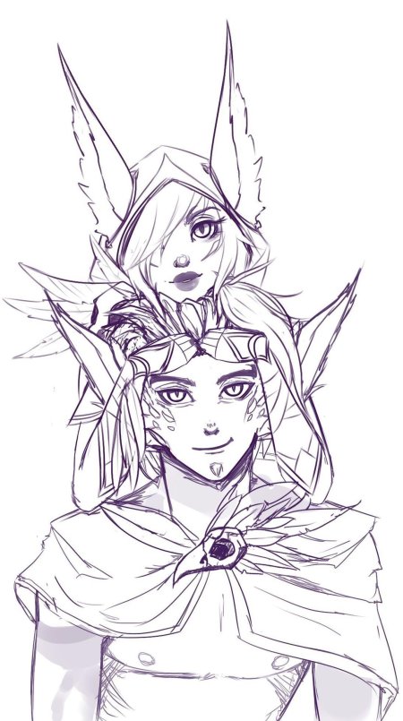 Рисунки лига легенд шая