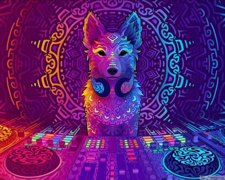 Волк диджей