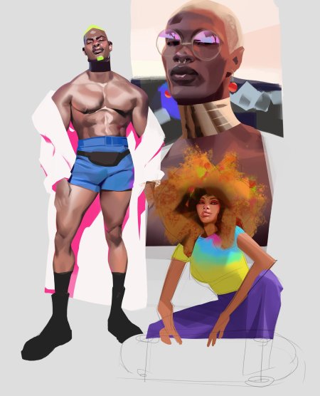 Модная иллюстрация