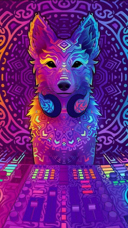 Волк диджей