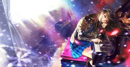 Красивая аниме девушка