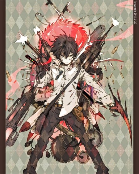 Аниме парень убийца