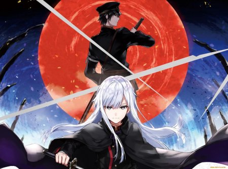 Аниме девушка с мечом