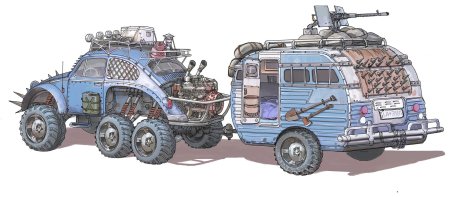 Машина из зомби апокалипсиса