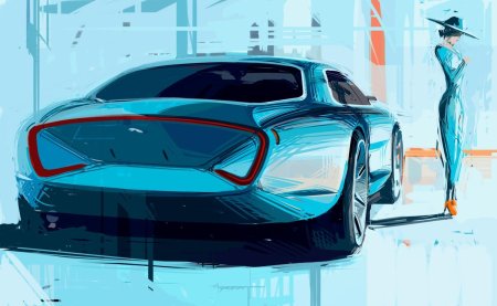 Скетчи автомобилей