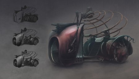Стимпанк техника концепт