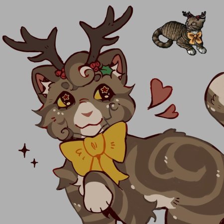 Новогодние коты воители