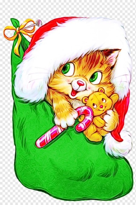 Новогодние животные рисунки