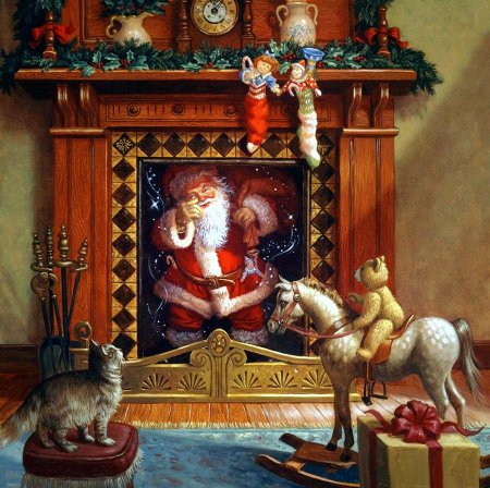 Картины ruth sanderson рождество