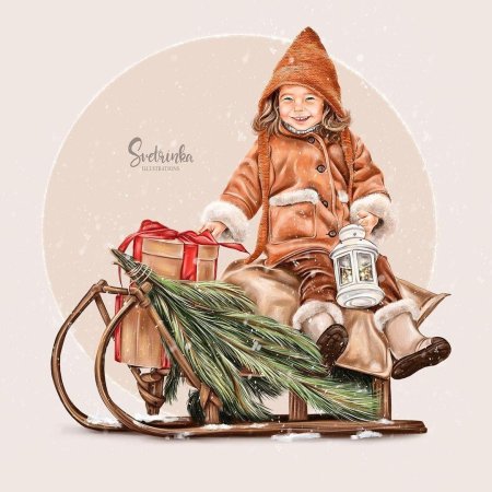 Винтажные рождественские открытки