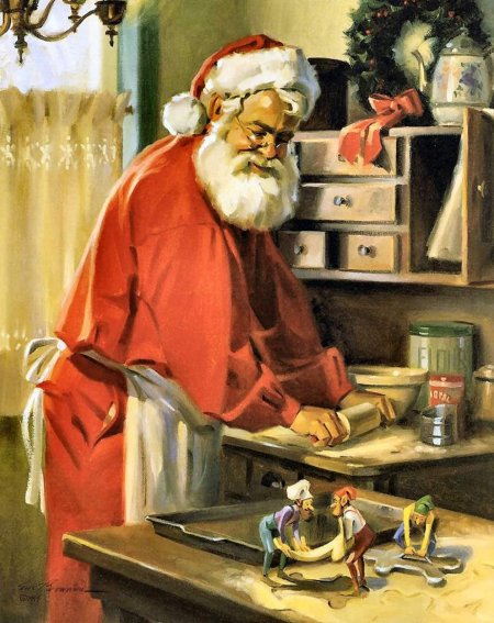 Санта клаус рождество