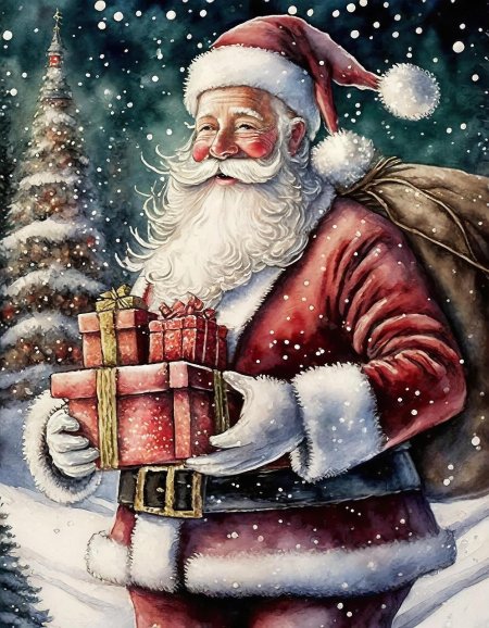 Дед мороз новогодняя
