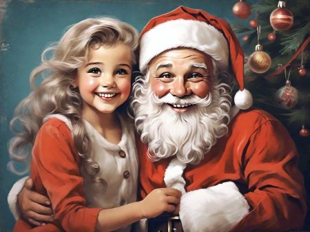 Дед мороз и снегурочка рисунки