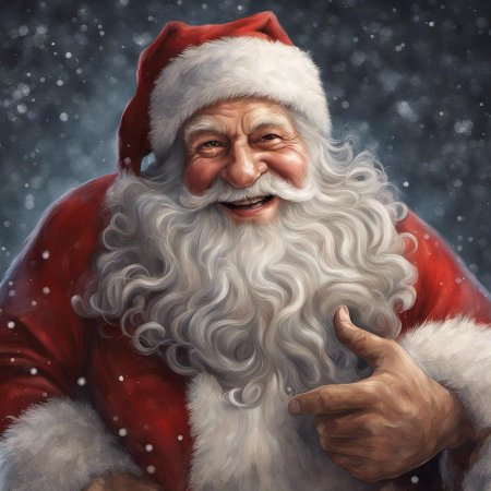 Портрет деда мороза