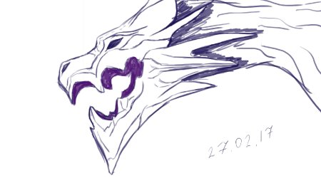 Рисунок дракона карандашом