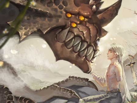 Человек дракон арт