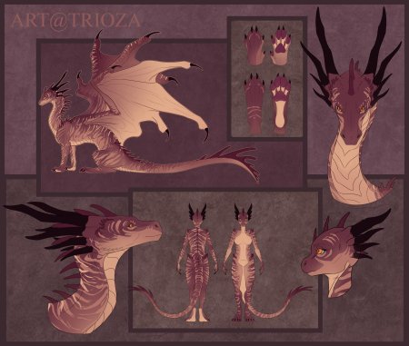 Дракон виверн референс