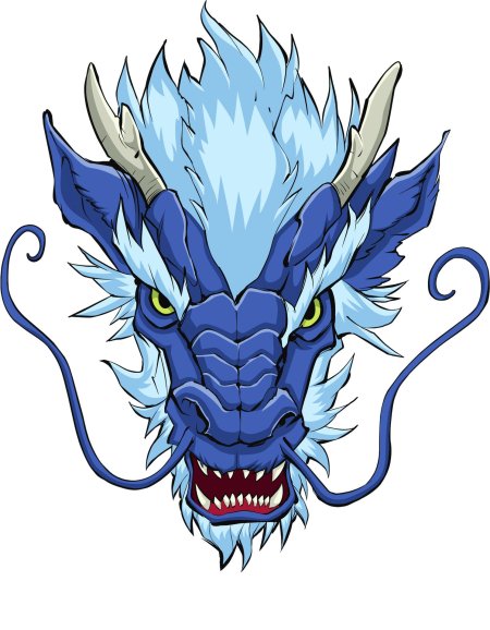 Голова китайского дракона