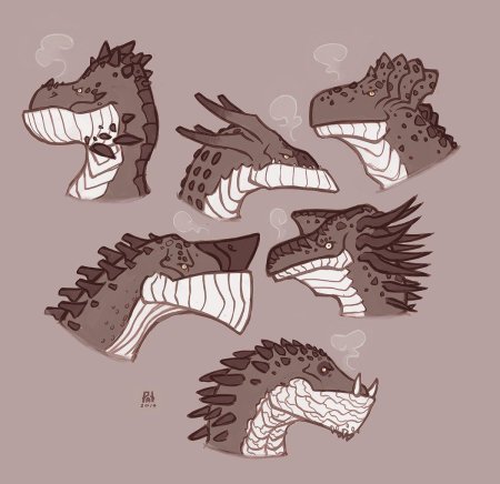 Референсы головы дракона