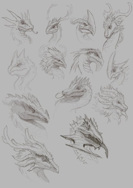 Драконьи ушки референс