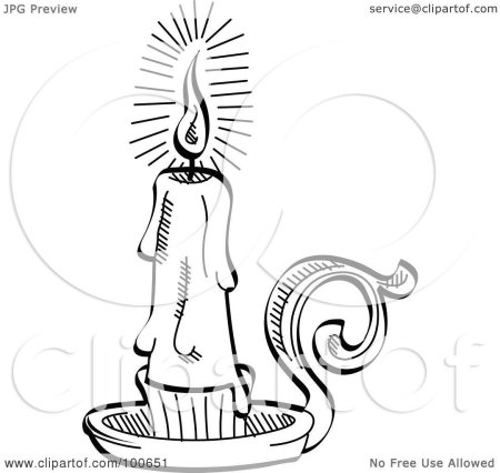 Свеча рисунок карандашом