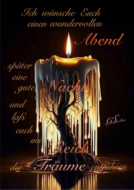 Красивая свеча