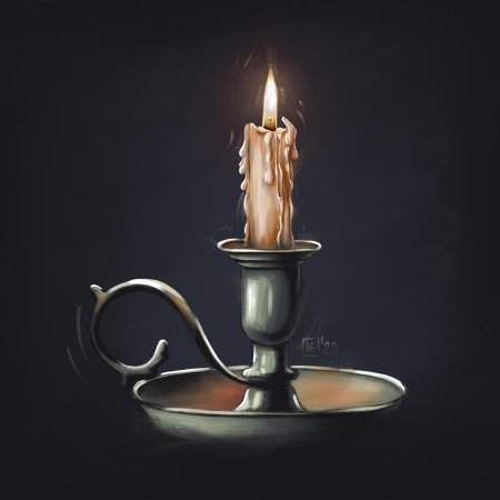 Картина свеча