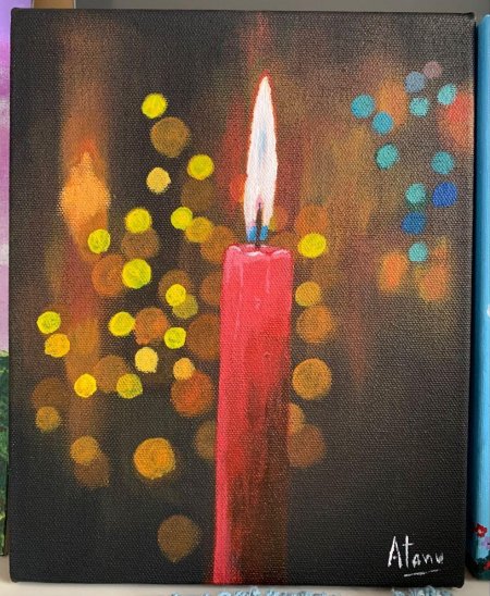 Рисунок свеча