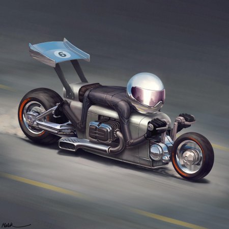 Мотоцикл арт