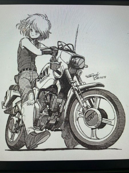 Мотоцикл рисунки
