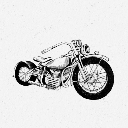 Мотоцикл эскиз