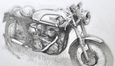 Рисунок мотоцикл