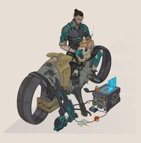 Концепт арт персонажа