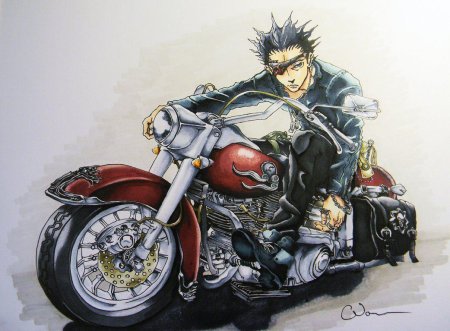 Мотоцикл арт