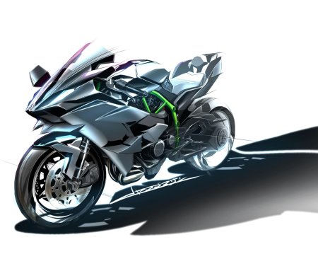 Мотоцикл kawasaki ninja h2