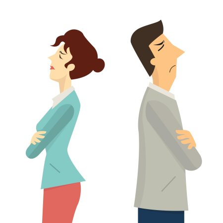 Конфликт иллюстрация