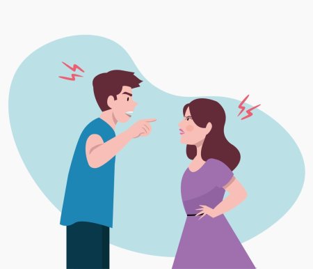 Супружеские конфликты иллюстрации