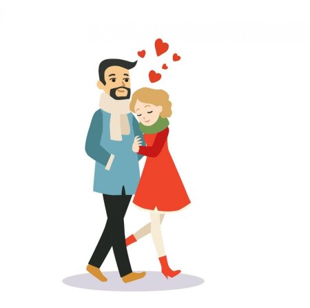 Мультяшные влюбленные пары