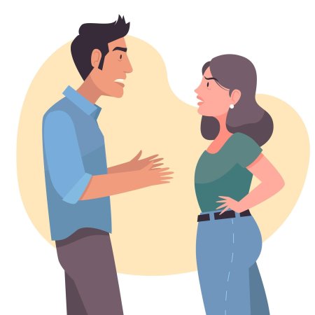 Супружеские конфликты иллюстрации