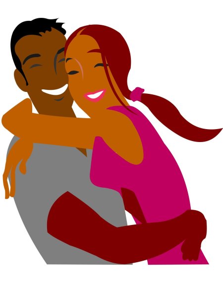 Объятия мультяшные