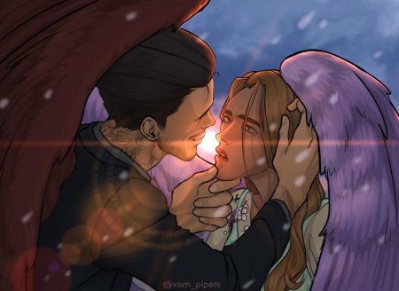 Вики и люцифер арт секрет небес