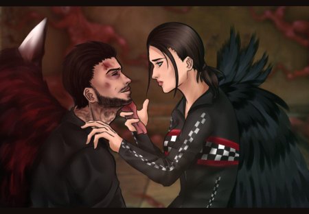 Клуб романтики секрет небес люцифер и вики арты