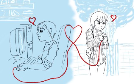 Любовь на расстоянии арт