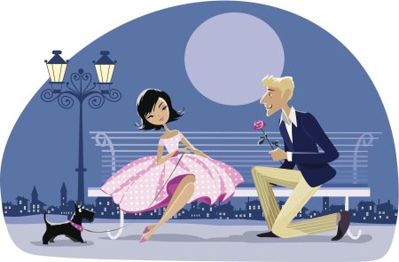 Свидание иллюстрация