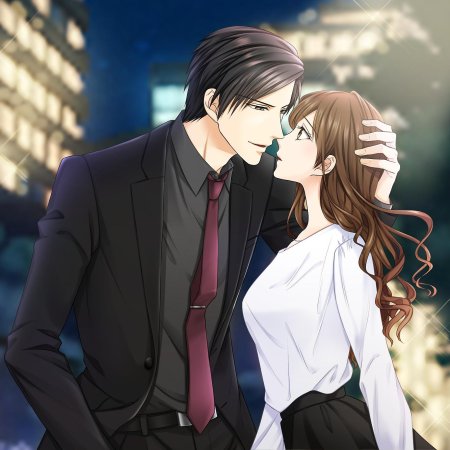 Аниме девушка с парнем