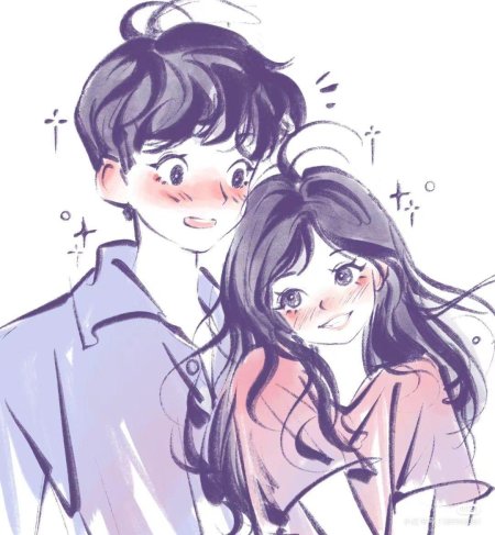 Милая аниме пара