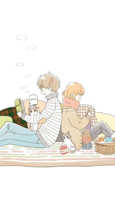 Милая аниме пара