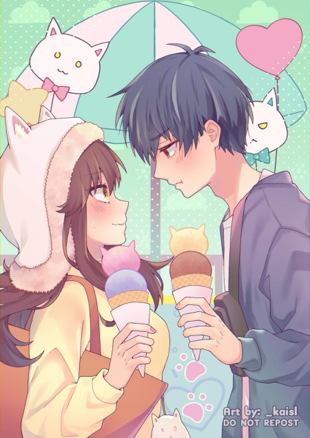 Милая аниме пара